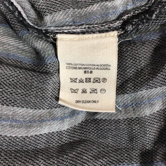 Free People Gray Plaid Skirt - Size 6 - Picture 7 of 8